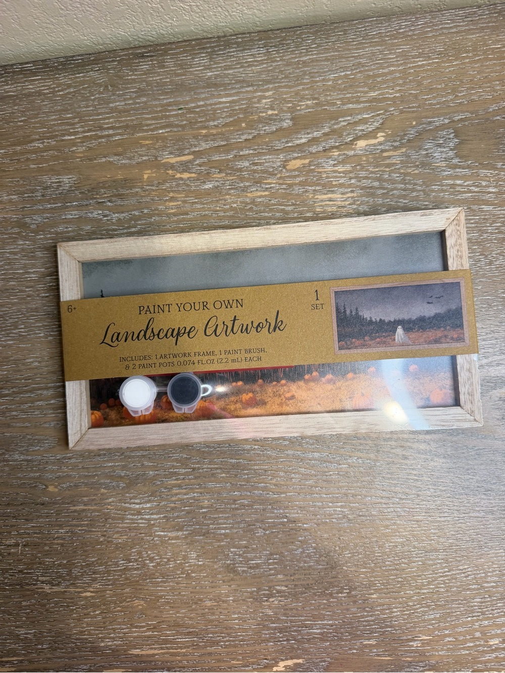 Target bullseye paint your own landscape artwork Halloween ghost